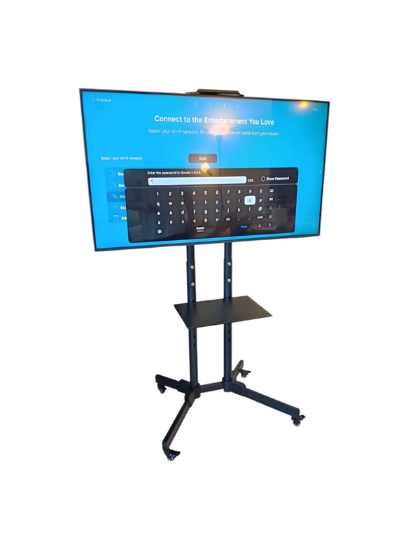 (1500B) 32-58  portable TV monitor stand SPEEDSMOUNT mobile cart