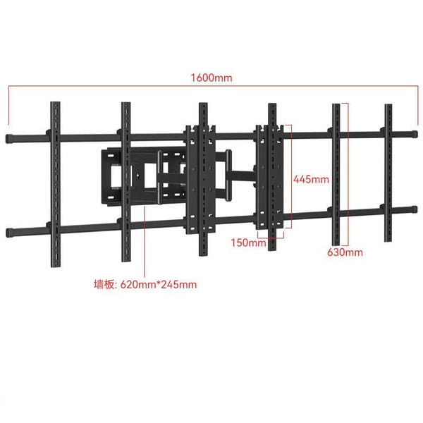 (AVR1000)75-100INCH TV bracket SPEEDSMOUNT heavy duty full motion multi display