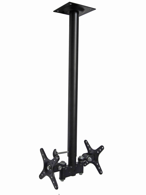 (AVR120 ) Dual Monitor Ceiling Mount for Displays up to 27"