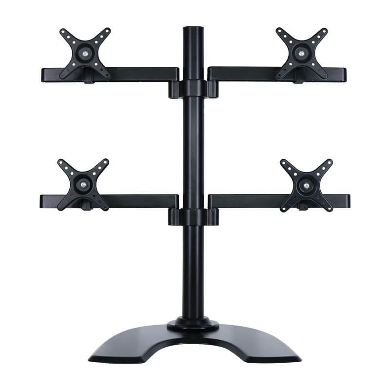 (AVR448) 10-27inch 4 Monitor stand SPEEEDSMOUNT Desk tabletop Mounting ...