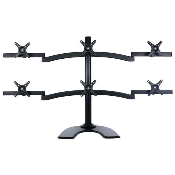 (AVR668U) Monitor Desk Mount for 6 X Displays up to 24″
