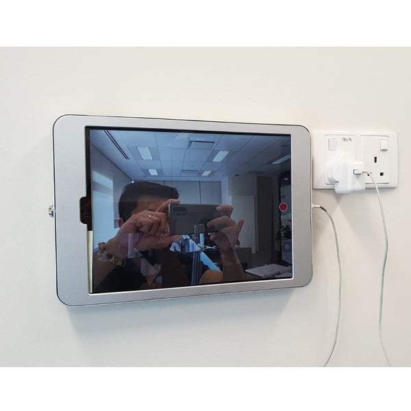(P18P) 10.9" or 12.9inch IPAD  Wall Mount SPEEDSMOUNT Lock key anti theft