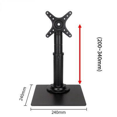 (W1088) 10-27inch Monitor stand SPEEDSMOUNT rotate height adjustable