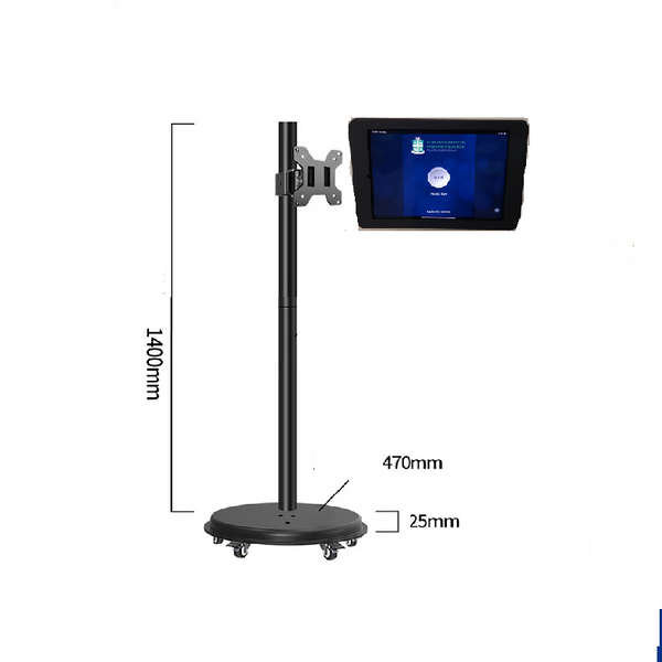 (XT500)10-43inch rotate TV monitor stand for  smart screens speedsmount /Kiosk/touchscreenmonitor/small  TV mobile cart