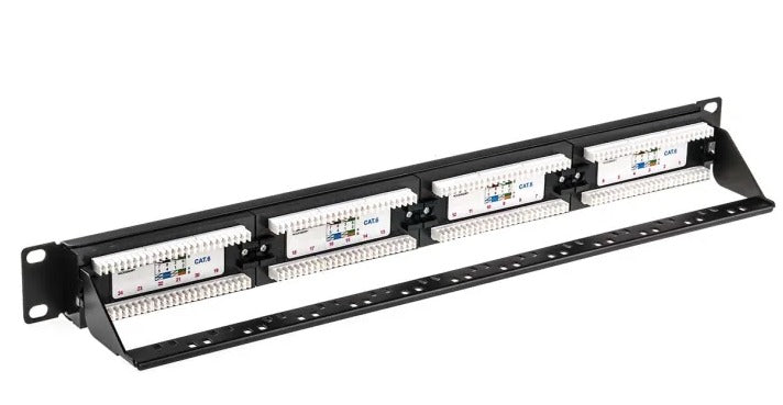 patch panel for sever rack SPEEDSMOUNT Cat6 RJ45 RJ Patch Panel UTP 1