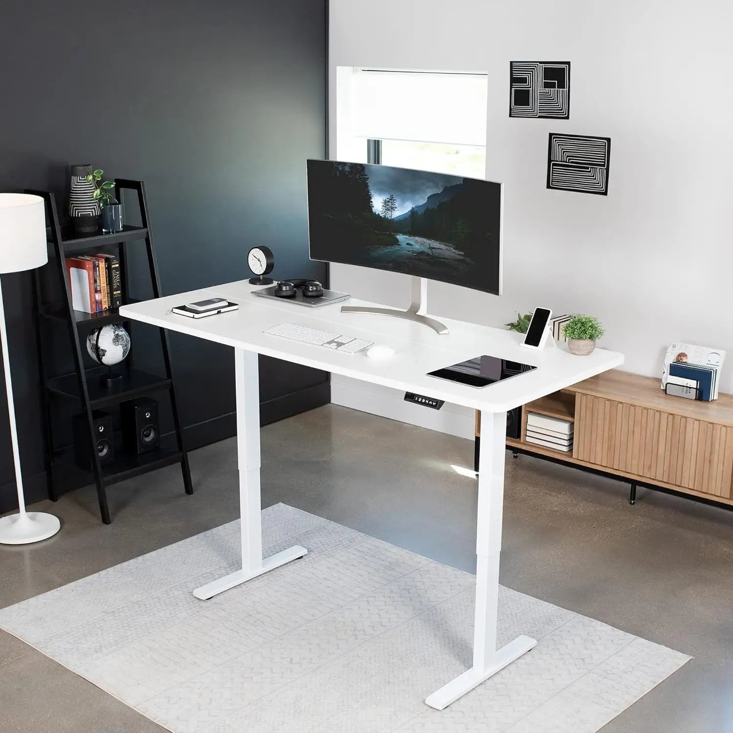 Splendor Table Sit Stand (RXD1) sit stand table SPEEDSMOUNT white Electric Height Adjustable De