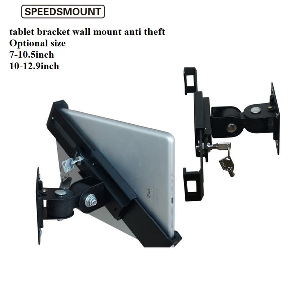 (P22) 7-12.9inch  iPad/Tablet bracket SPEEDSMOUNT Wall Mount anti theft