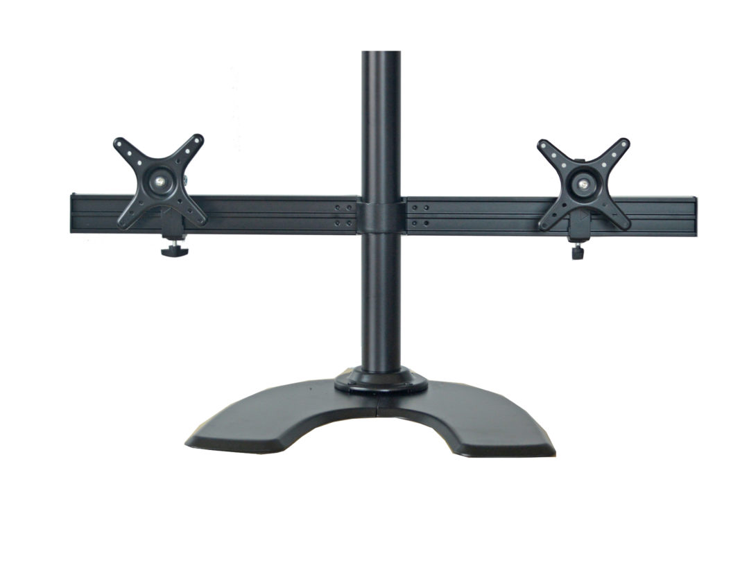 (AVR232U) Dual Monitor Desktop stand for up to 27″ - TV Wall Mount | TV ...